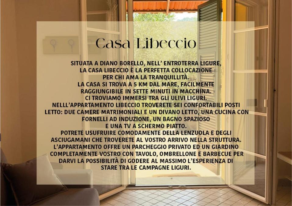 Ca Di Matti - Casa Oliva Diano Borello Exterior foto